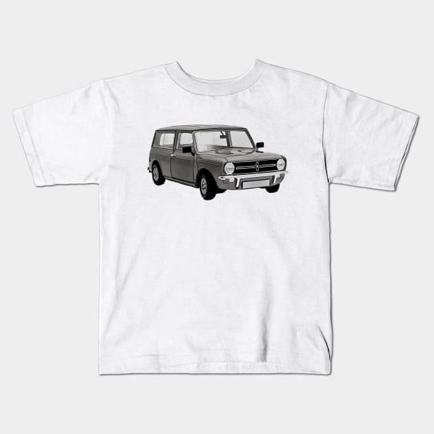 Classic MINI Cooper Clubman Version 1 Kids T-Shirt by CarTeeExclusives